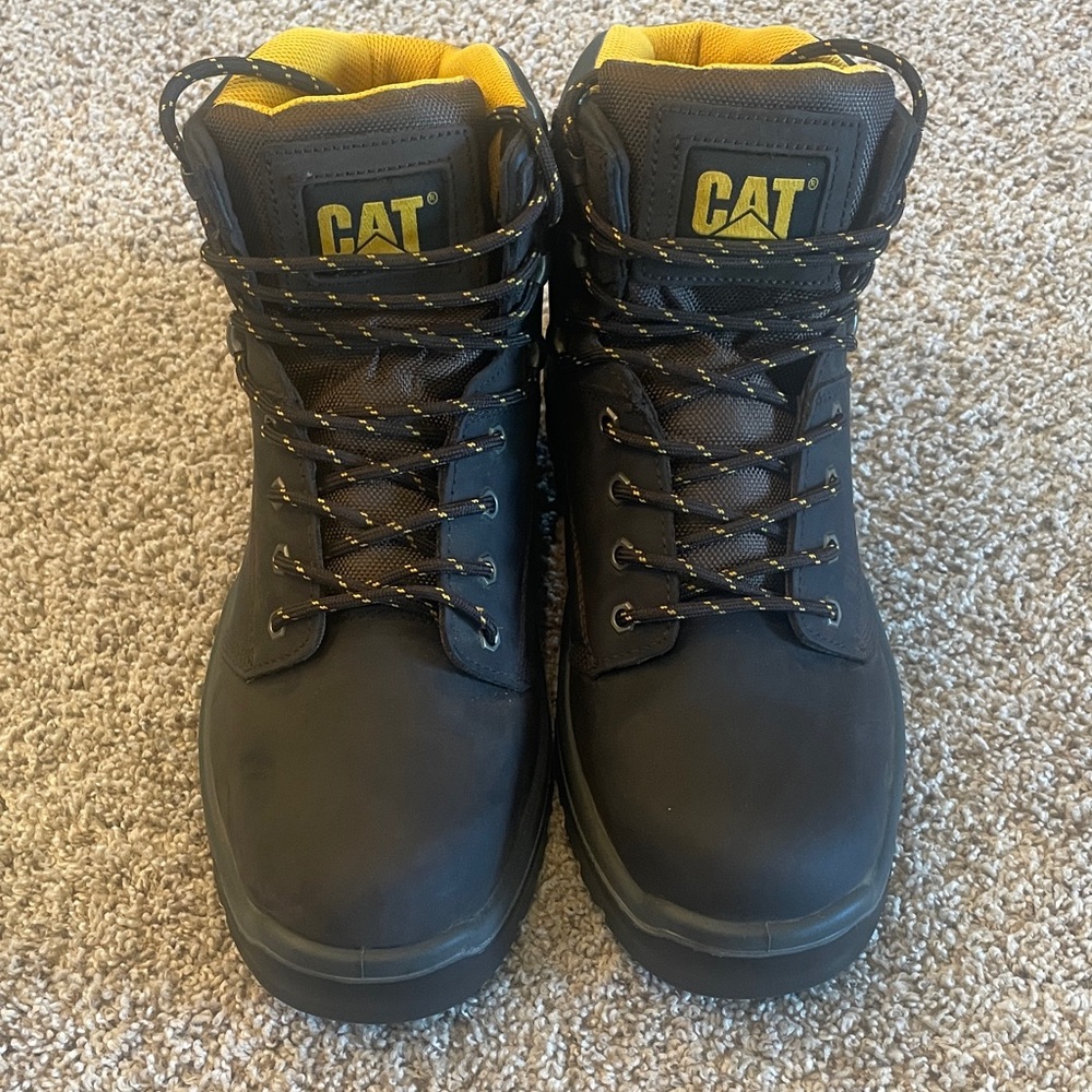 Caterpillar CAT Steel Toe Men’s Work boots size 13 brown great condition